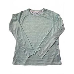 Lady Hagen Geometric Golf Tennis Athletic Sporty UPF 50+ Women's Top Size L EUC